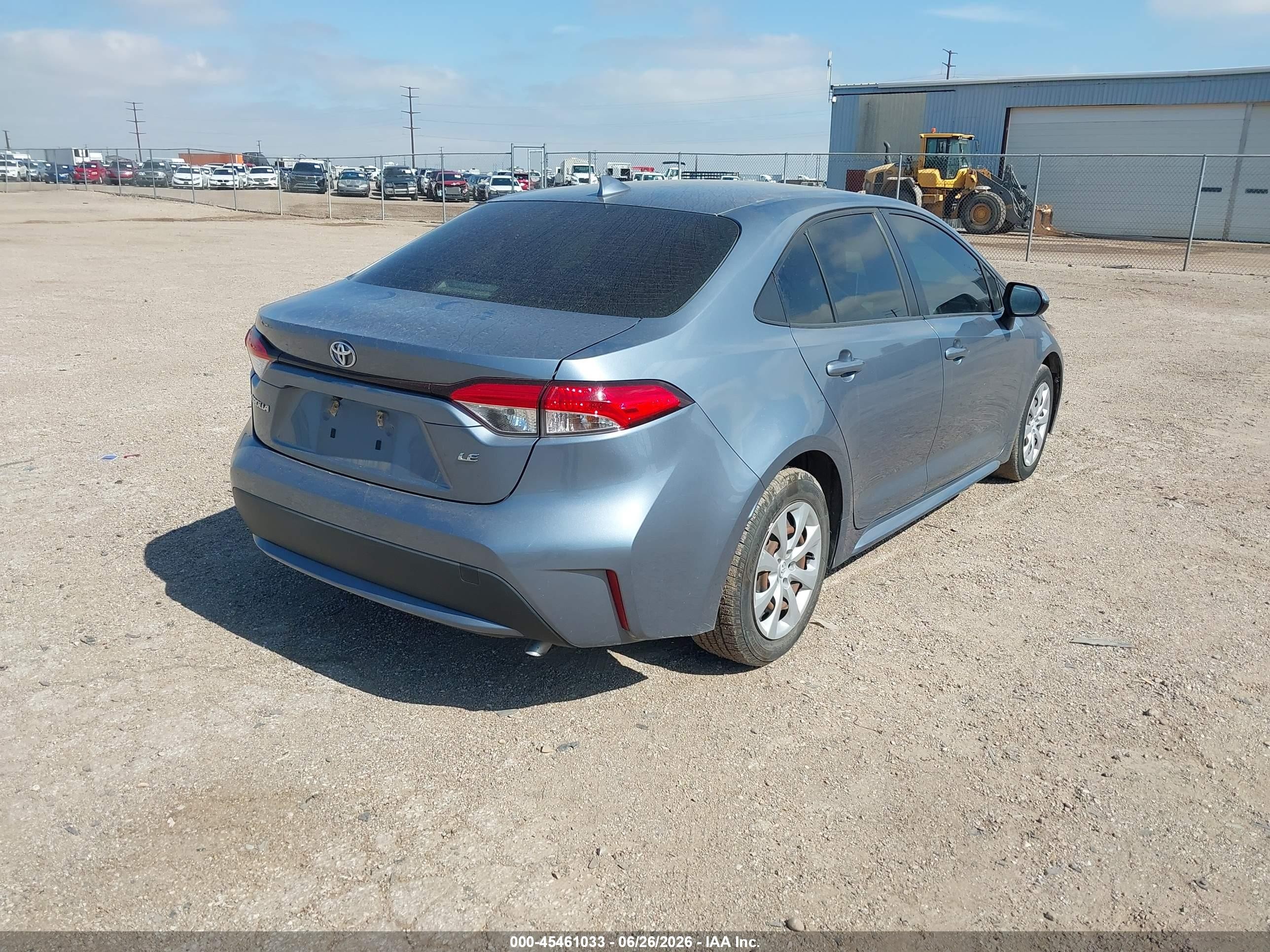 2020 Toyota Corolla Le Blue vin: JTDEPRAE9LJ073351