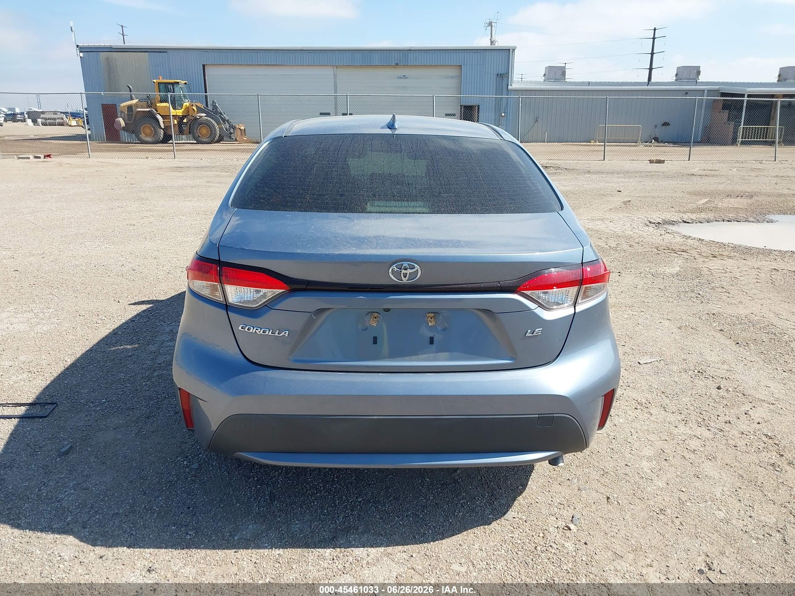 2020 Toyota Corolla Le Blue vin: JTDEPRAE9LJ073351