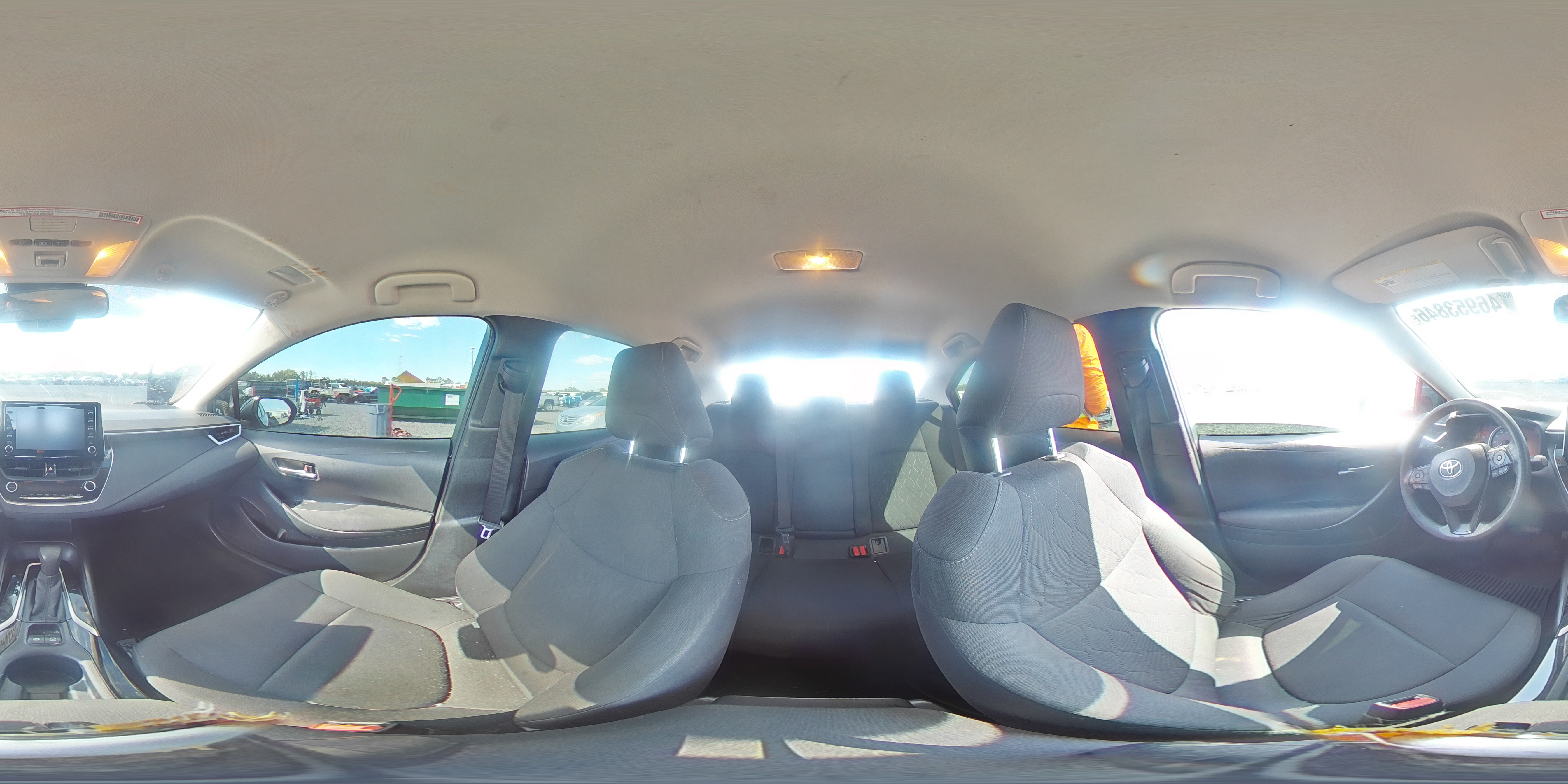 2020 Toyota Corolla Le Blue vin: JTDEPRAEXLJ113663
