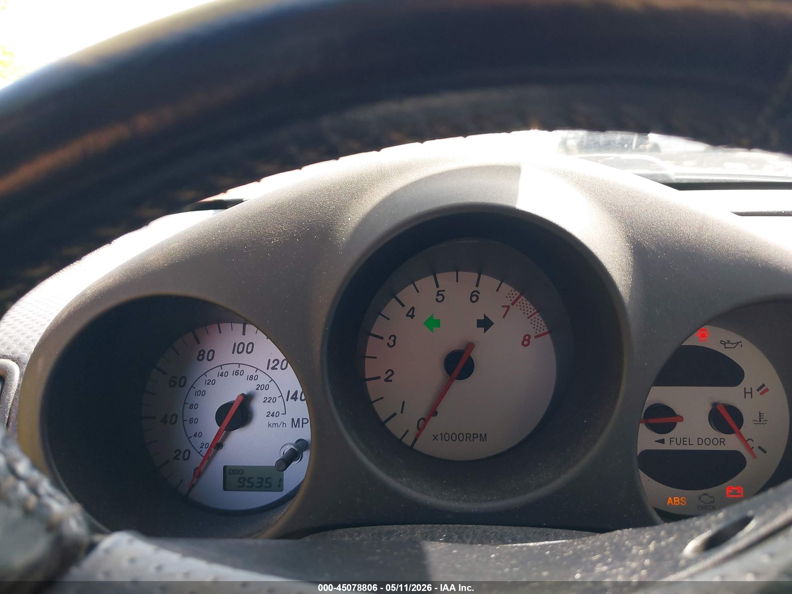2001 Toyota Mr2 Spyder   Red vin: JTDFR320010029059