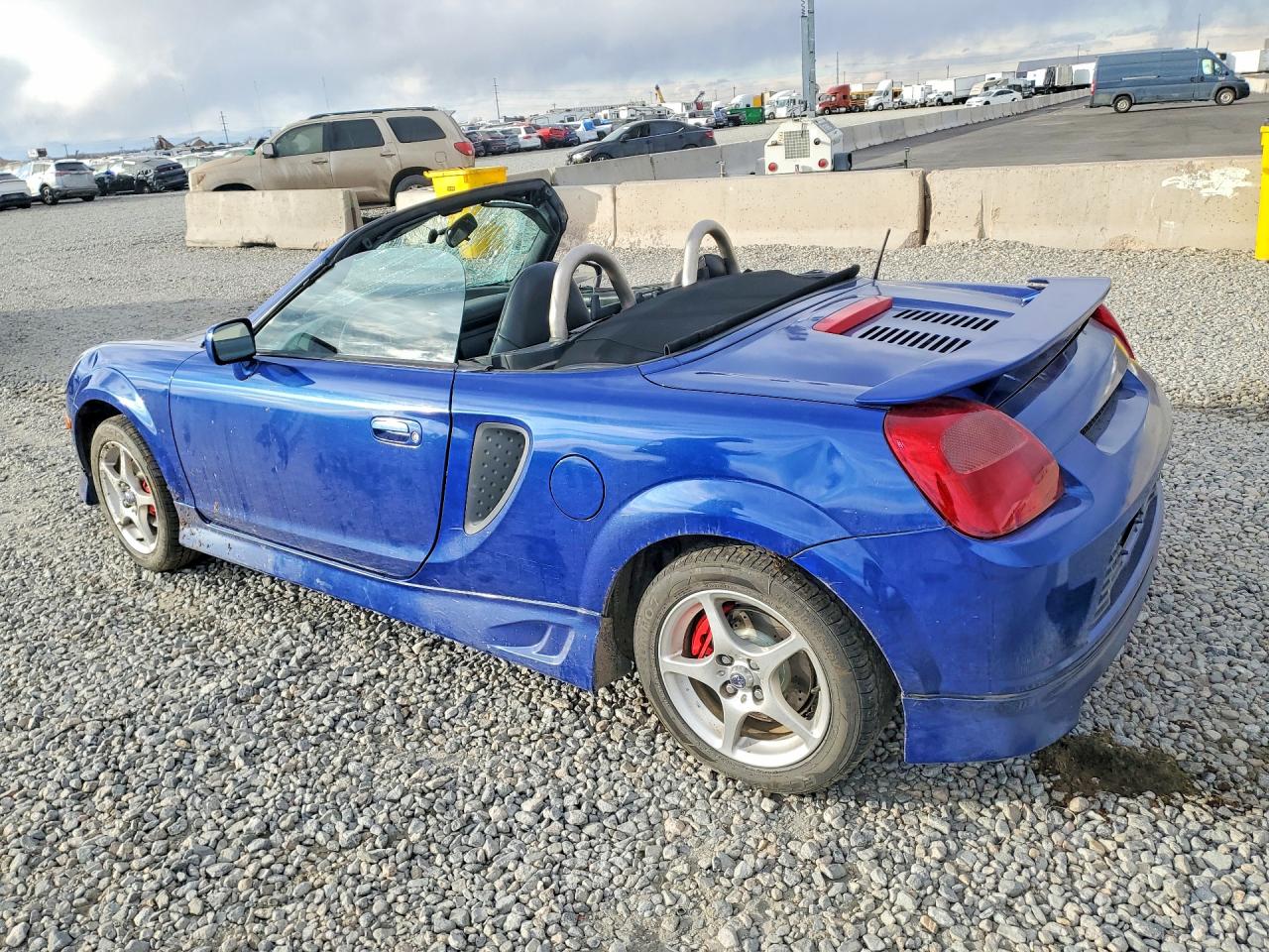 2002 Toyota Mr2 Spyder Base Blue vin: JTDFR320020043853