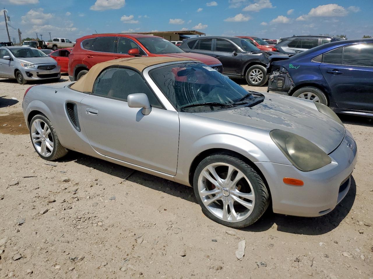 2002 Toyota Mr2 Spyder Silver vin: JTDFR320020048969