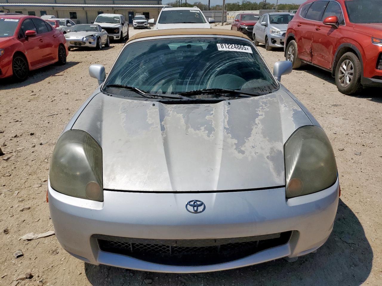 2002 Toyota Mr2 Spyder Silver vin: JTDFR320020048969