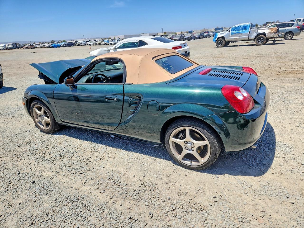 2003 Toyota Mr2 Spyder Base Зеленый vin: JTDFR320030064378