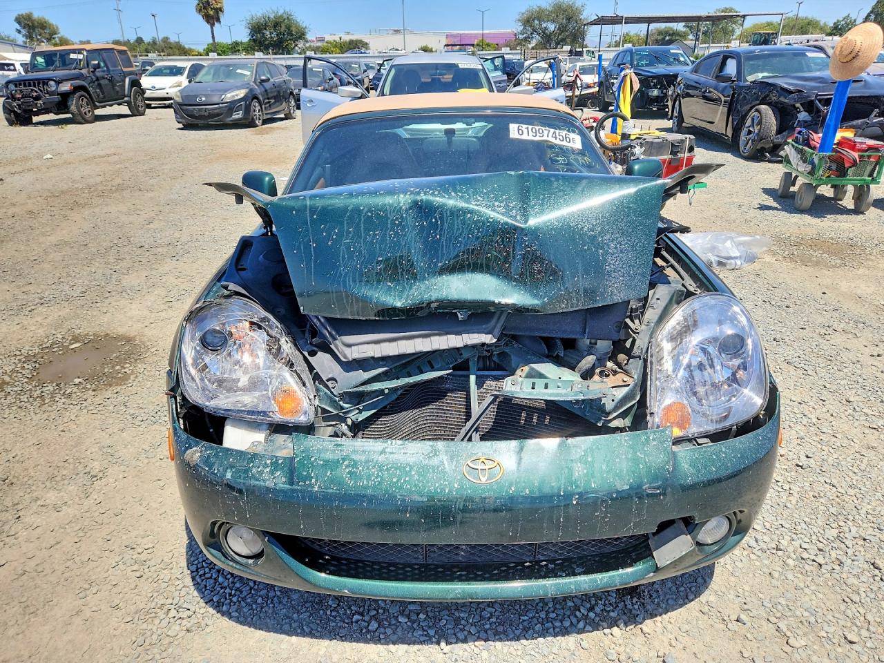 2003 Toyota Mr2 Spyder Base Зеленый vin: JTDFR320030064378