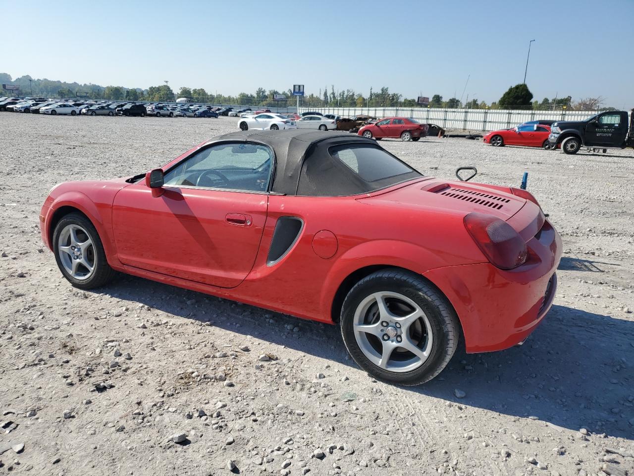 2000 Toyota Mr2 Spyder Red vin: JTDFR3200Y0006102