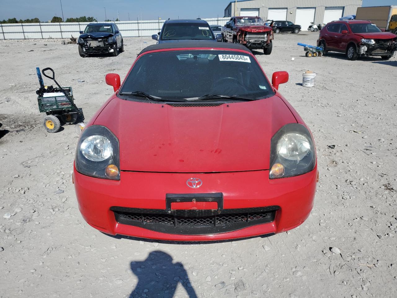2000 Toyota Mr2 Spyder Red vin: JTDFR3200Y0006102