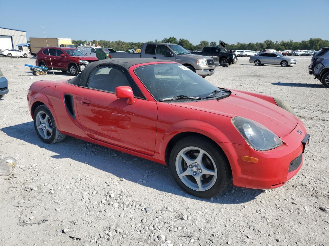 2000 Toyota Mr2 Spyder Red vin: JTDFR3200Y0006102