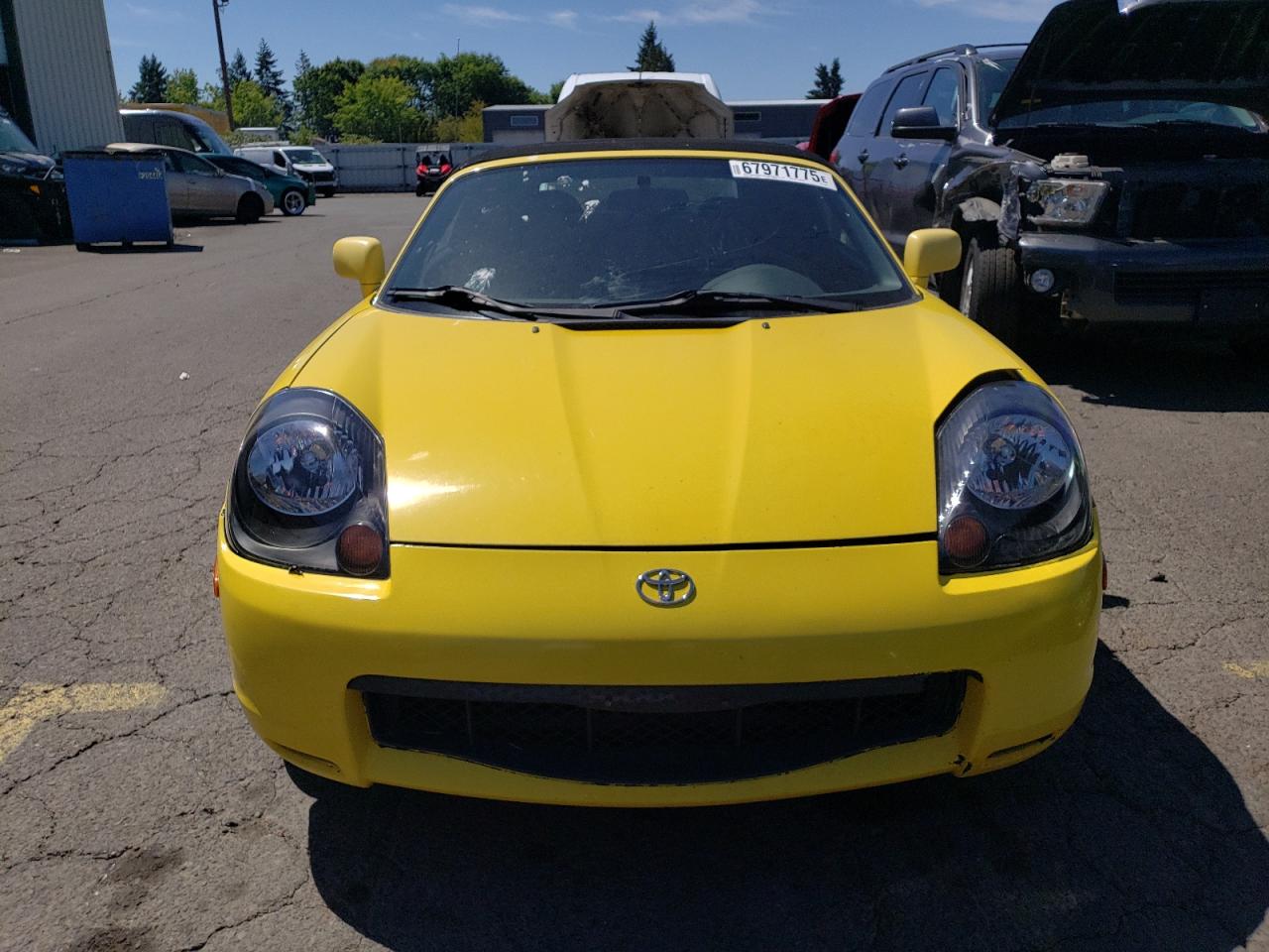 2000 Toyota Mr2 Spyder Желтый vin: JTDFR3200Y0014930