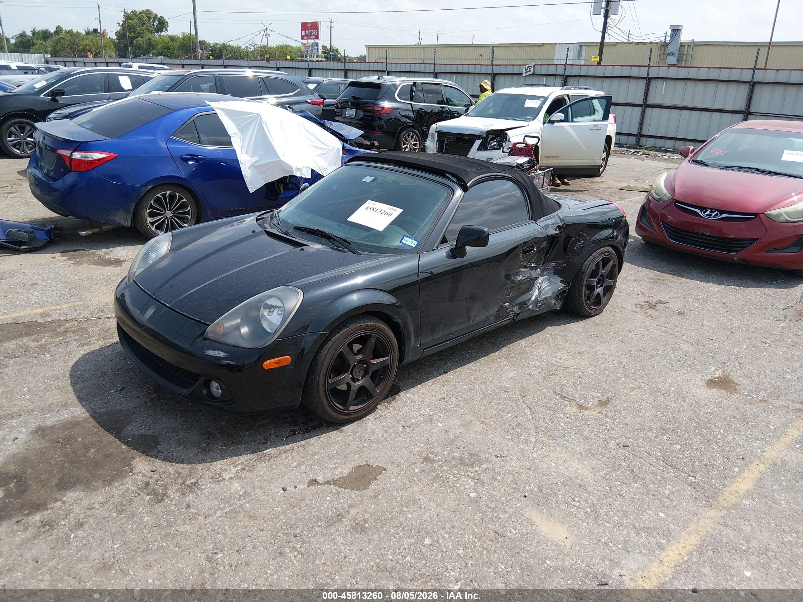 2001 Toyota Mr2 Spyder   Black vin: JTDFR320110033508