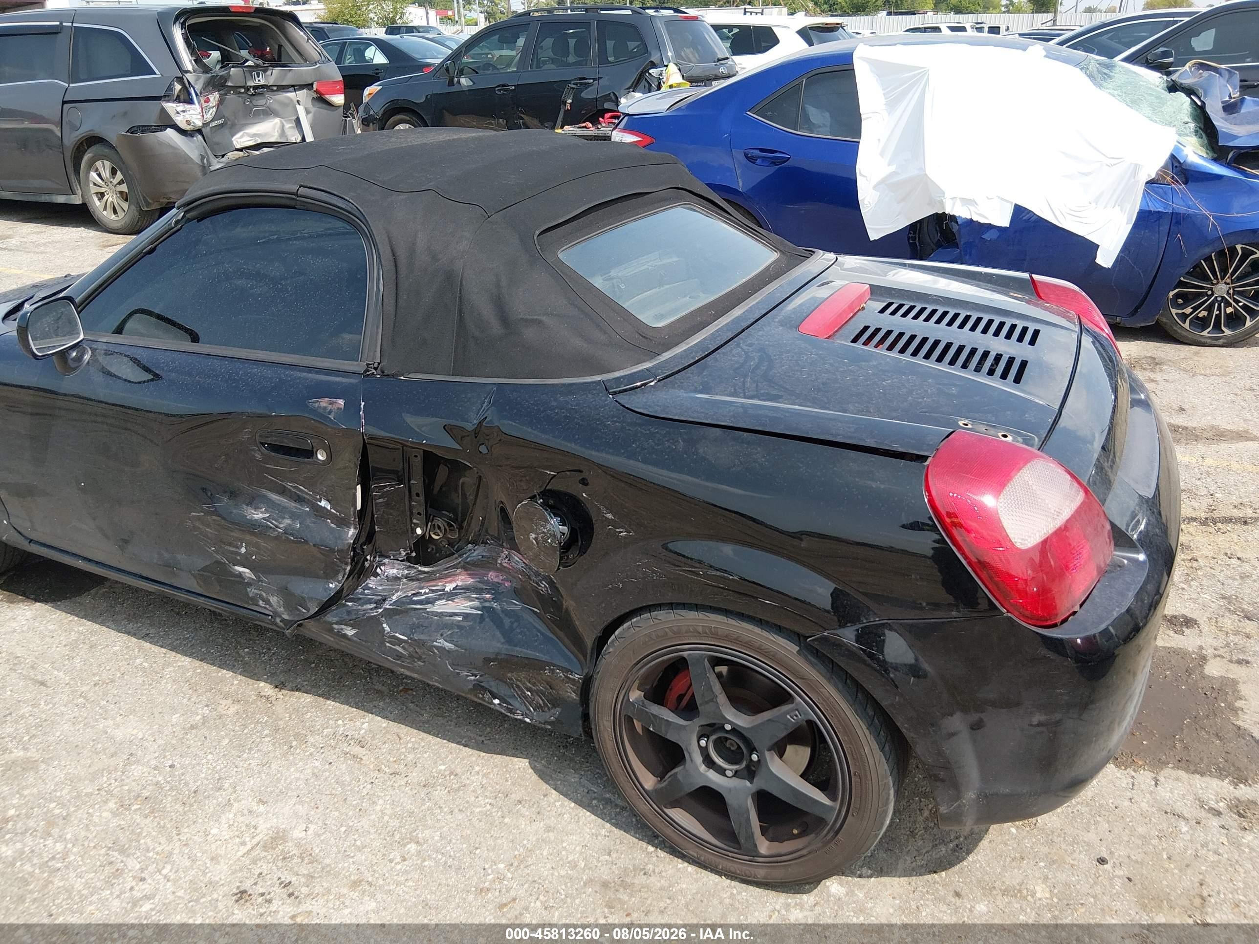2001 Toyota Mr2 Spyder   Black vin: JTDFR320110033508
