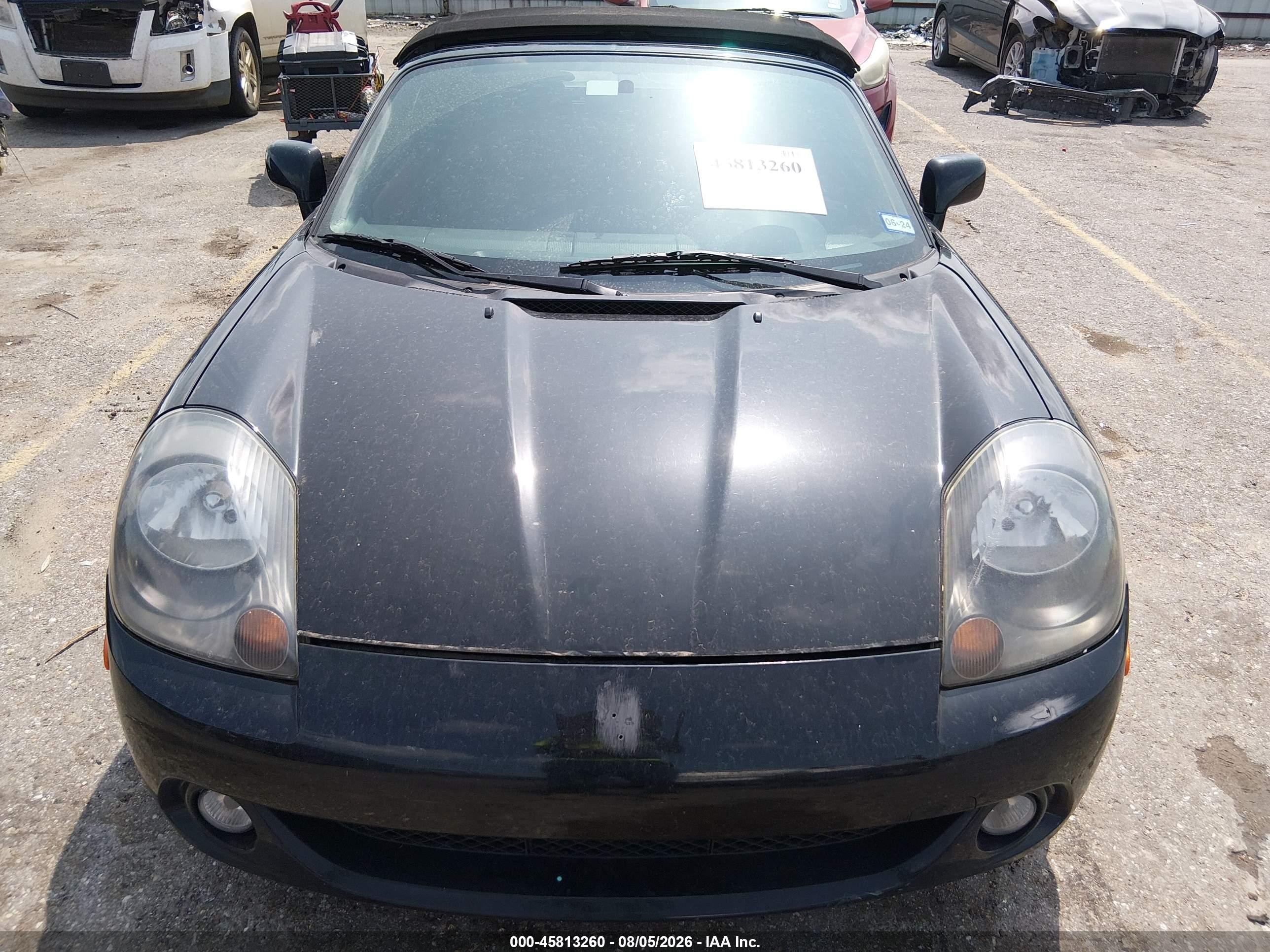 2001 Toyota Mr2 Spyder   Black vin: JTDFR320110033508