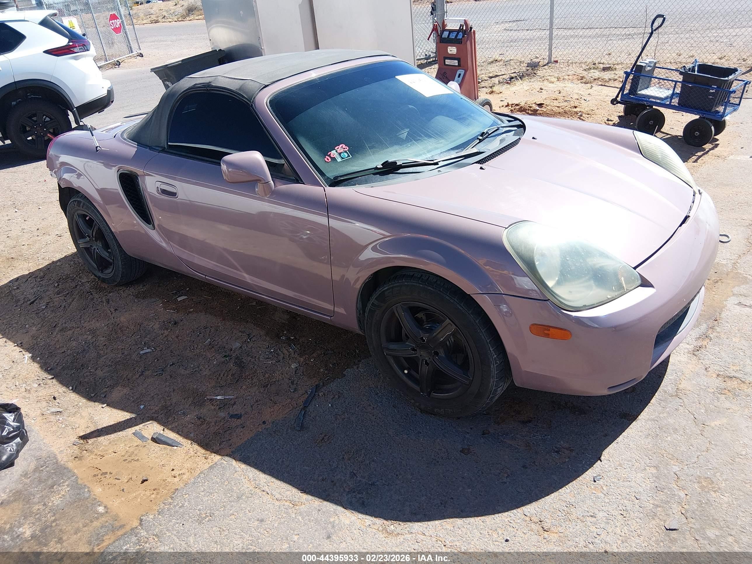2001 Toyota Mr2 Spyder   Розовый vin: JTDFR320110038921