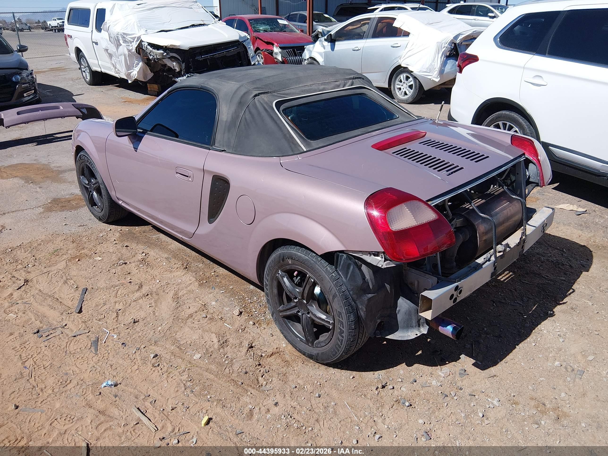 2001 Toyota Mr2 Spyder   Pink vin: JTDFR320110038921
