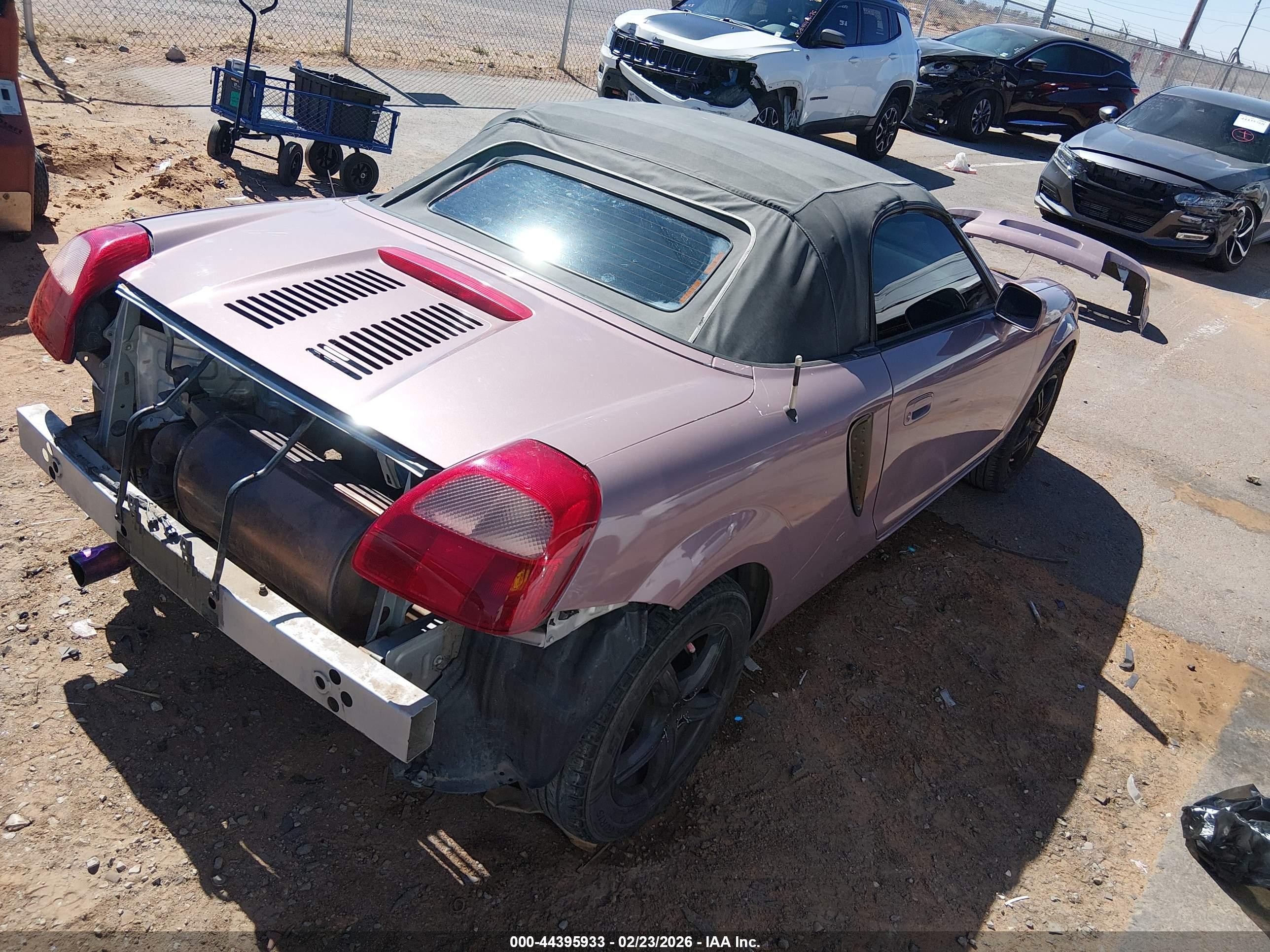 2001 Toyota Mr2 Spyder   Pink vin: JTDFR320110038921