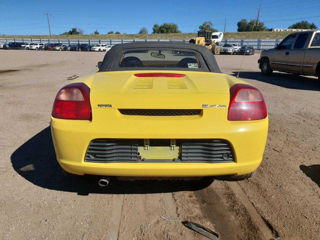 2002 Toyota Mr2 Spyder Yellow vin: JTDFR320120045353