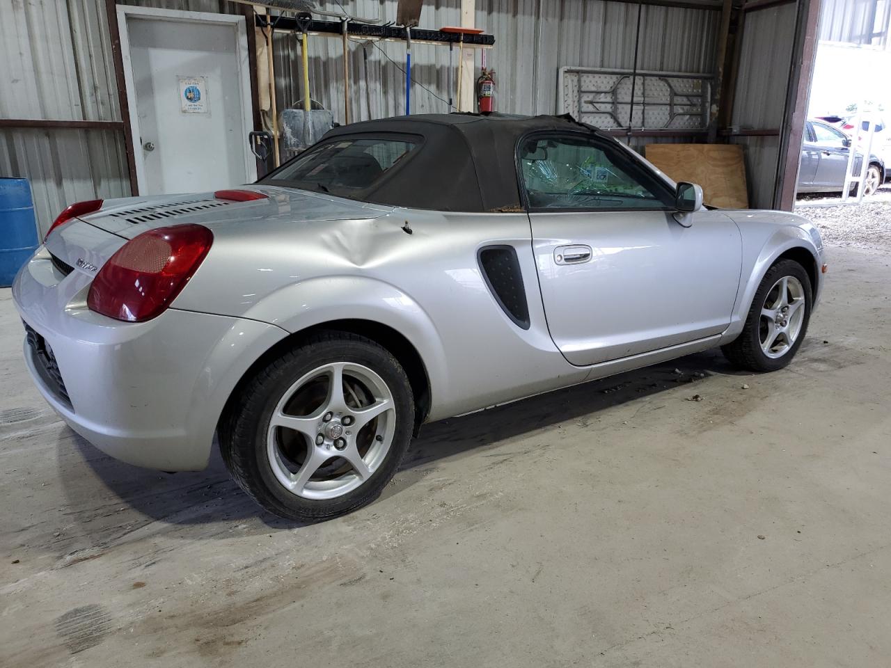 2002 Toyota Mr2 Spyder Silver vin: JTDFR320120050178