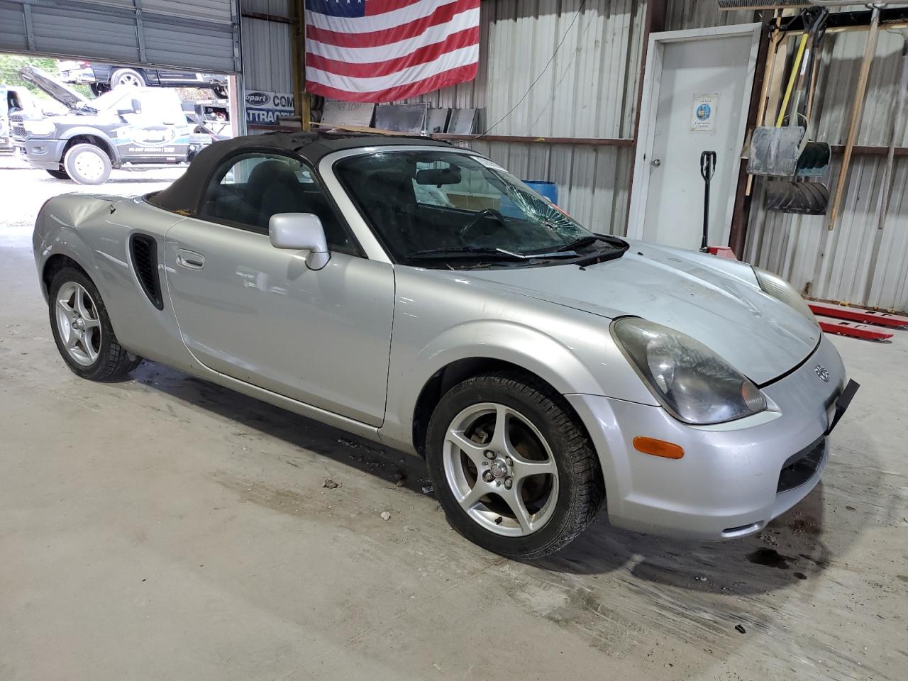 2002 Toyota Mr2 Spyder Silver vin: JTDFR320120050178