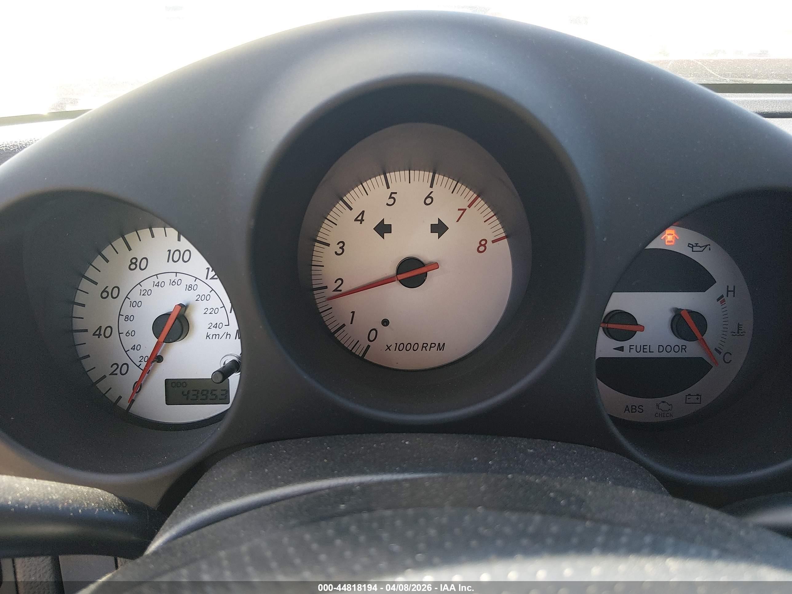 2003 Toyota Mr2 Spyder   Red vin: JTDFR320130065863