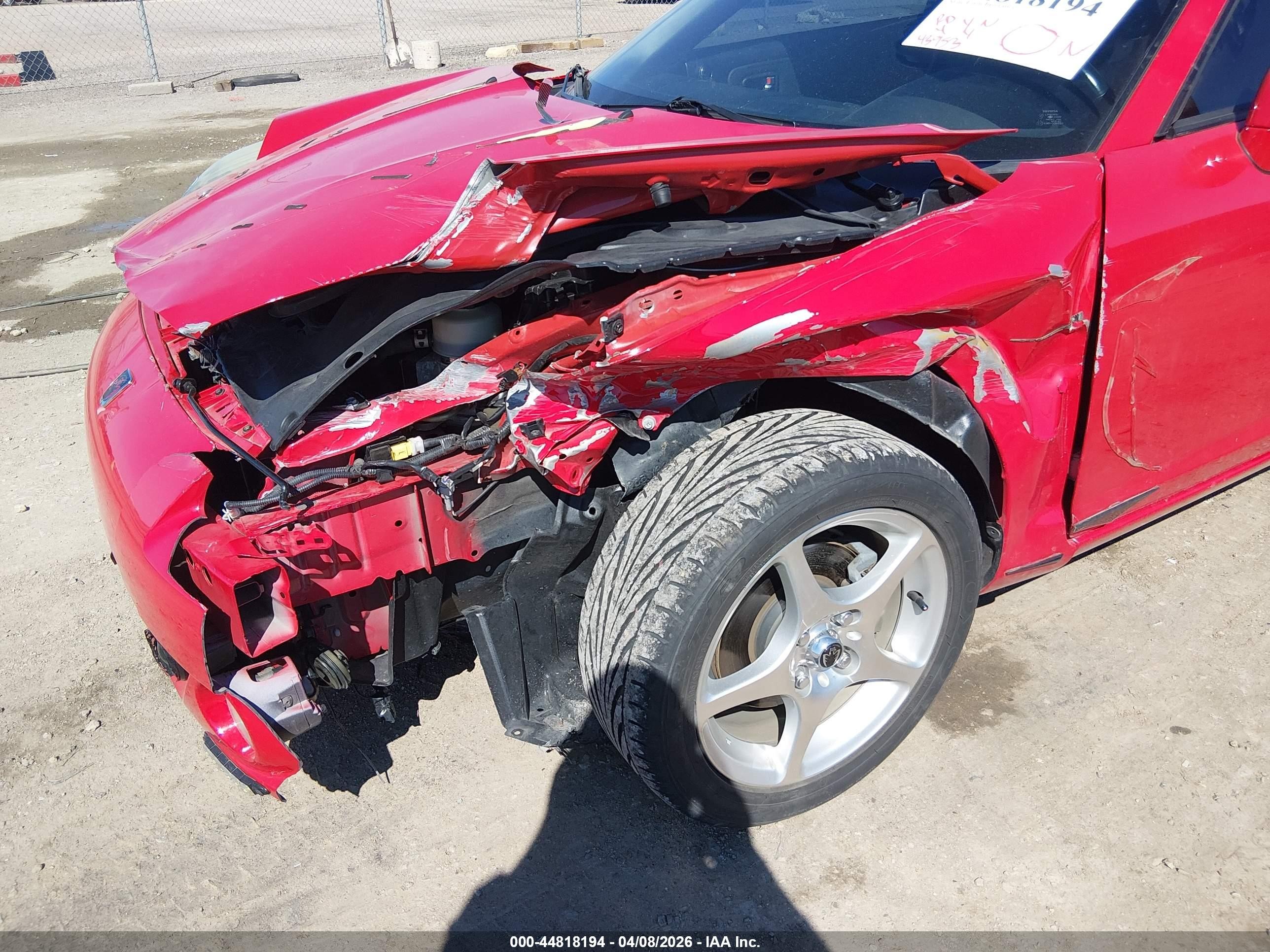 2003 Toyota Mr2 Spyder   Red vin: JTDFR320130065863