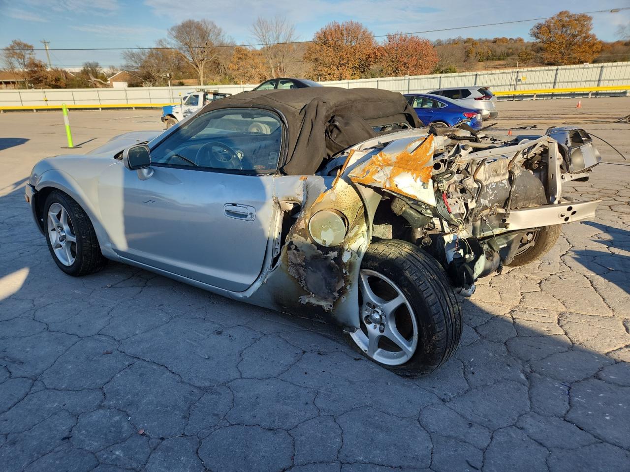 2000 Toyota Mr2 Spyder Silver vin: JTDFR3201Y0007453