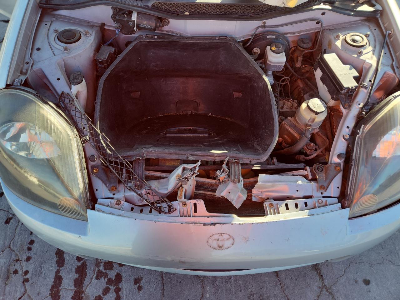 2000 Toyota Mr2 Spyder Silver vin: JTDFR3201Y0007453
