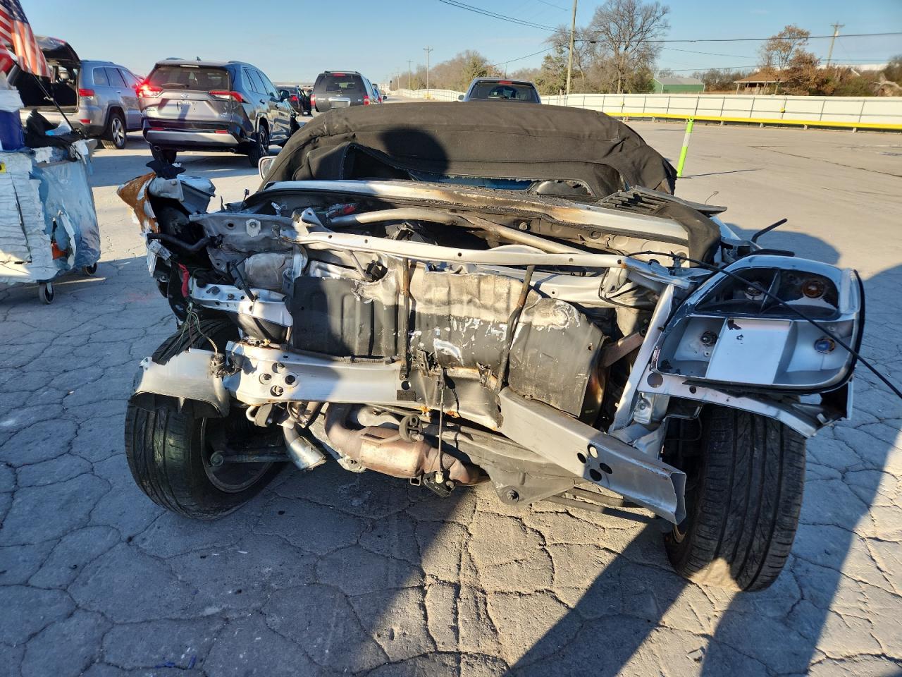 2000 Toyota Mr2 Spyder Silver vin: JTDFR3201Y0007453