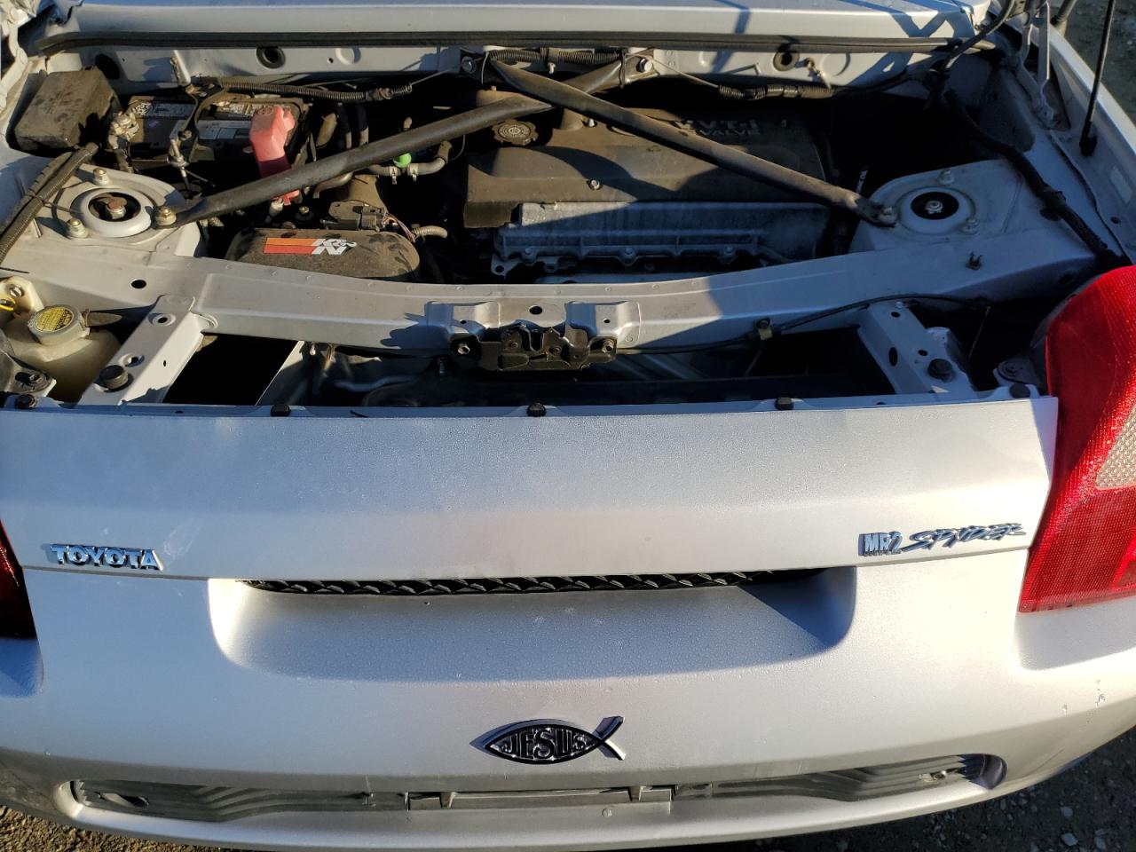 2000 Toyota Mr2 Spyder Silver vin: JTDFR3201Y0010806