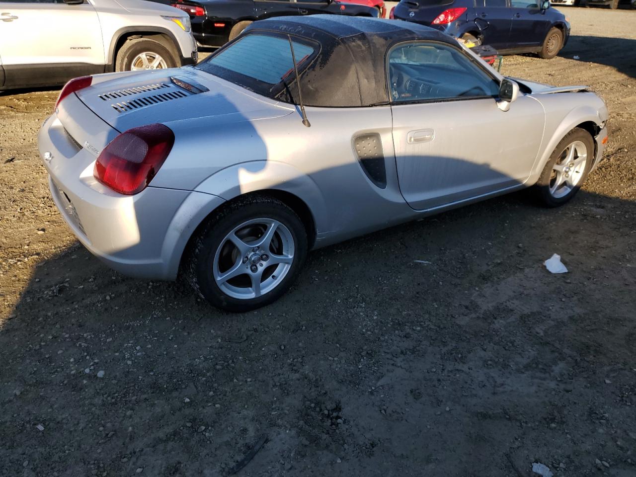 2000 Toyota Mr2 Spyder Silver vin: JTDFR3201Y0010806