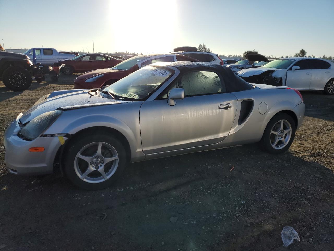 2000 Toyota Mr2 Spyder Серебряный vin: JTDFR3201Y0010806