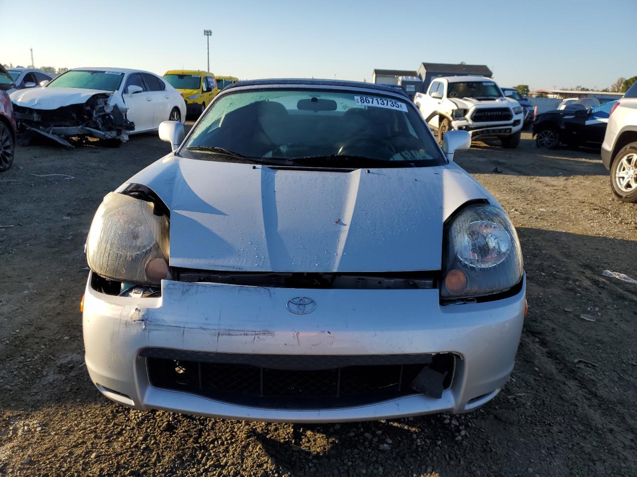 2000 Toyota Mr2 Spyder Silver vin: JTDFR3201Y0010806