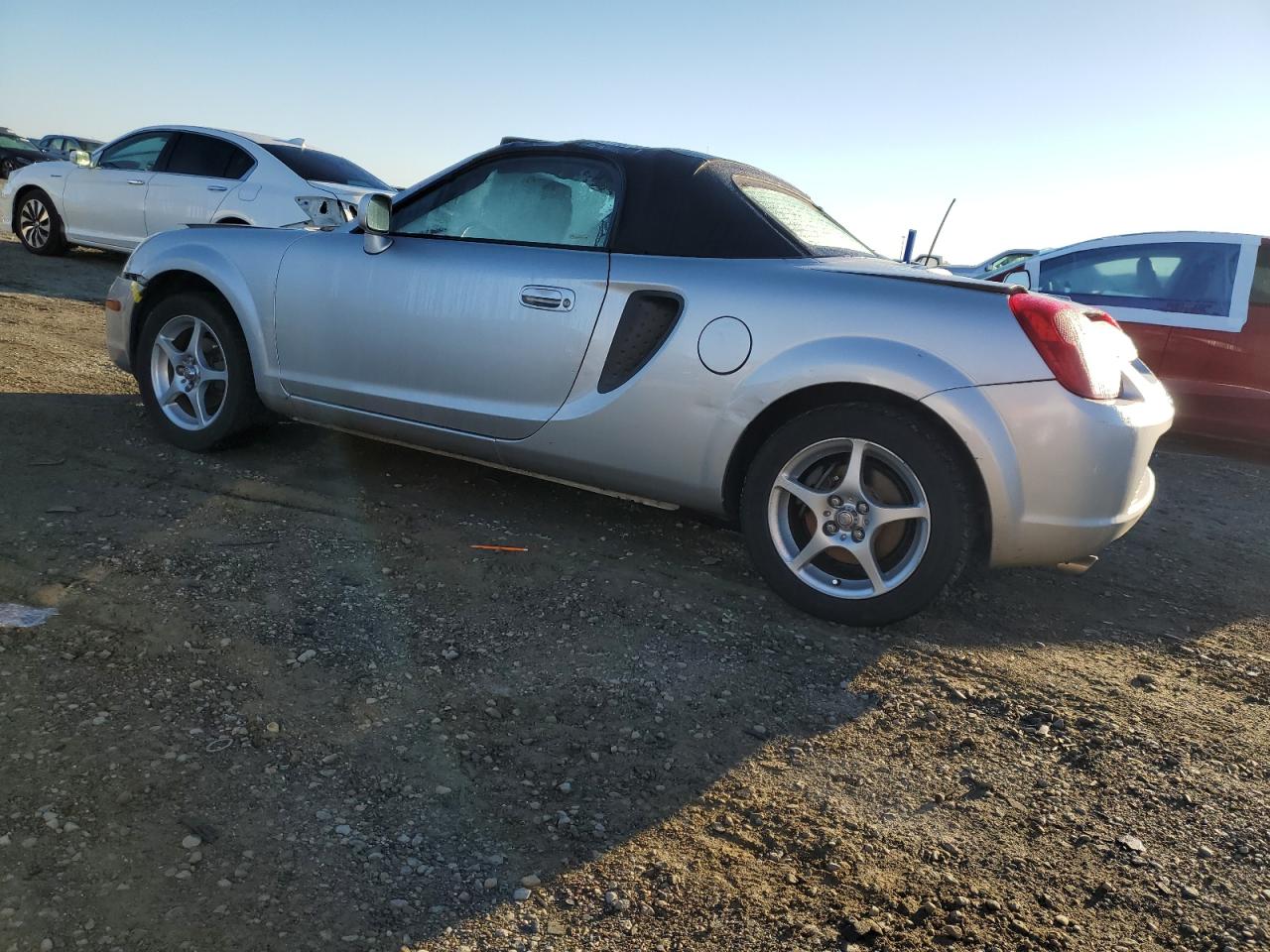 2000 Toyota Mr2 Spyder Silver vin: JTDFR3201Y0010806
