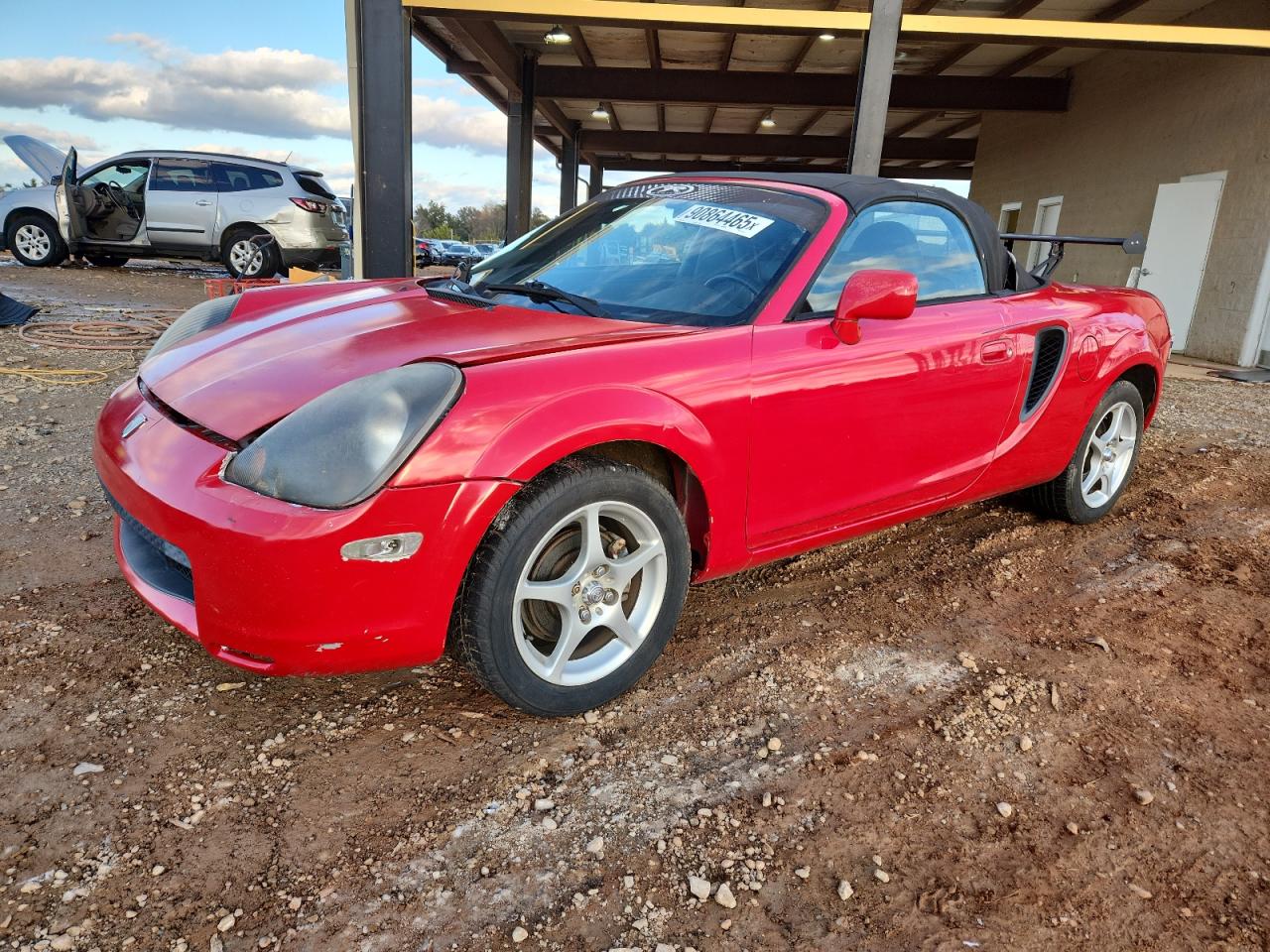 2000 Toyota Mr2 Spyder Red vin: JTDFR3201Y0013916
