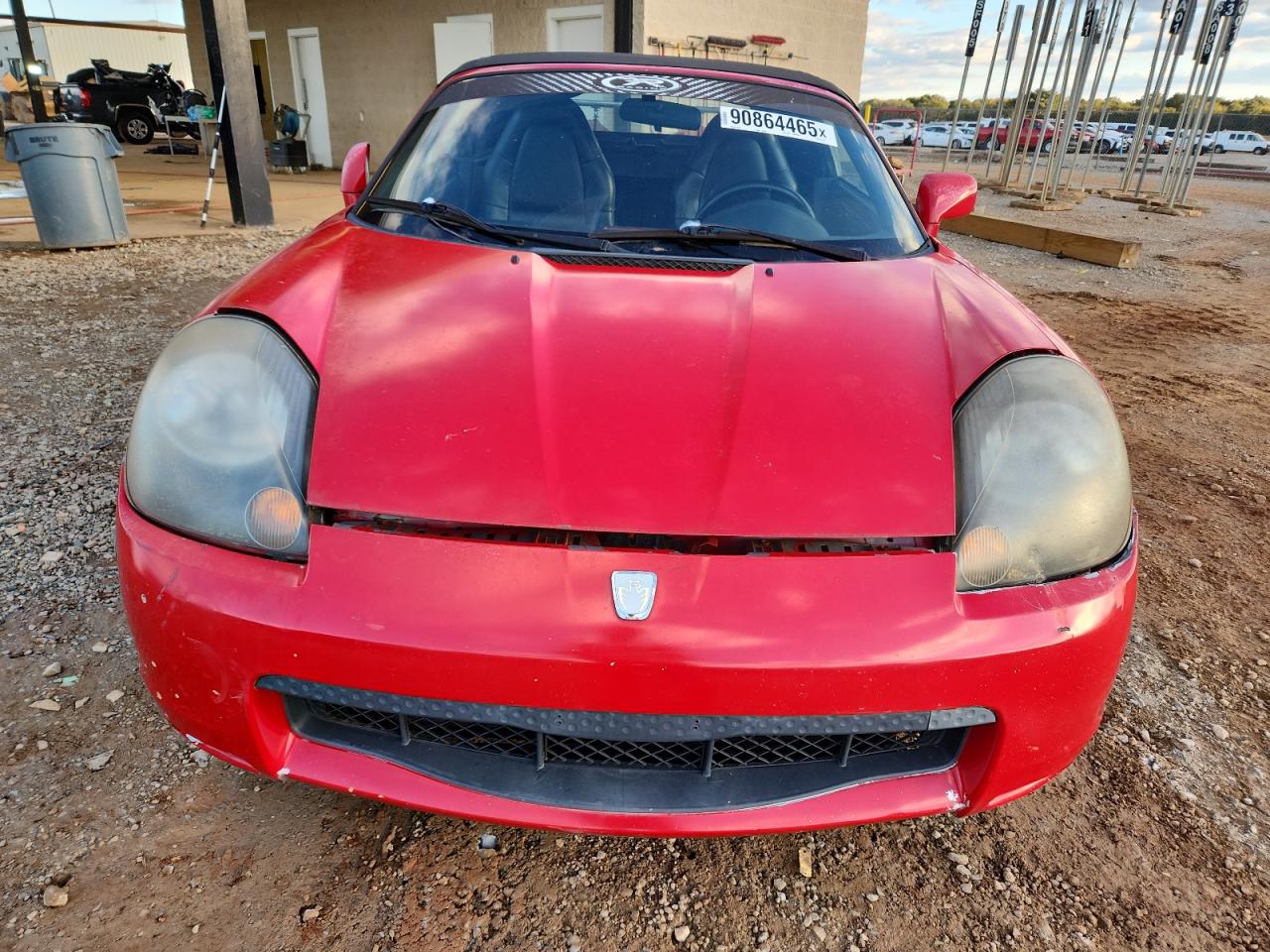 2000 Toyota Mr2 Spyder Red vin: JTDFR3201Y0013916