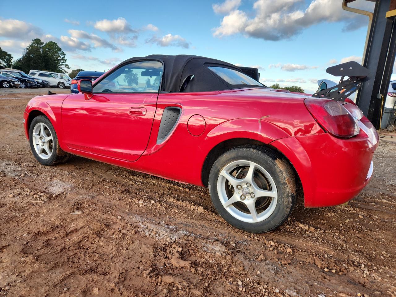 2000 Toyota Mr2 Spyder Red vin: JTDFR3201Y0013916
