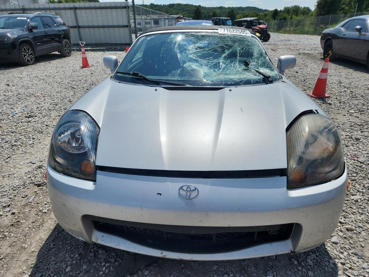 2000 Toyota Mr2 Spyder Silver vin: JTDFR3201Y0018338