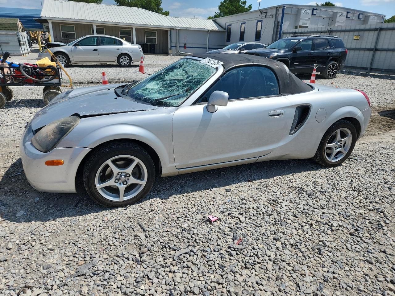 2000 Toyota Mr2 Spyder Silver vin: JTDFR3201Y0018338