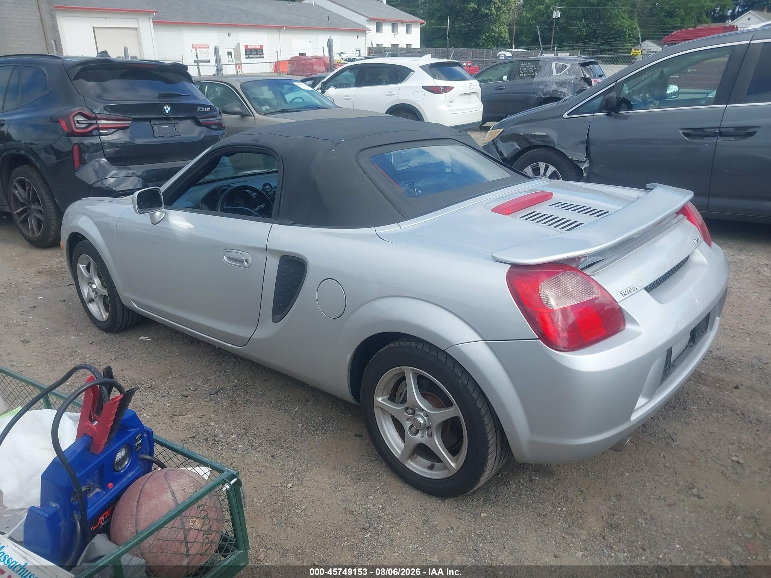 2001 Toyota Mr2 Spyder   Silver vin: JTDFR320210023487