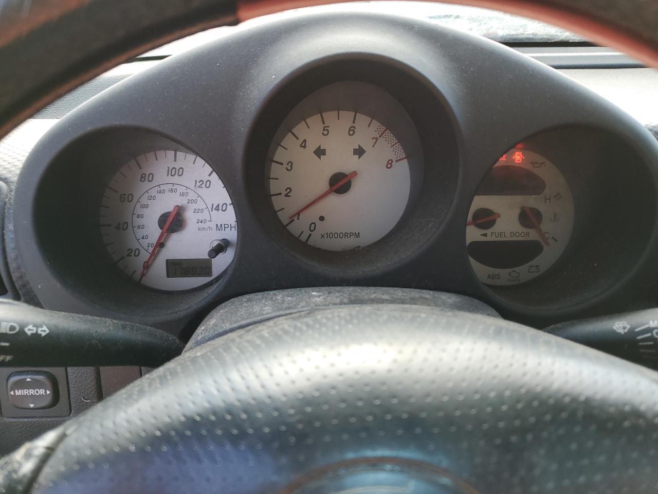 2002 Toyota Mr2 Spyder Red vin: JTDFR320220042610