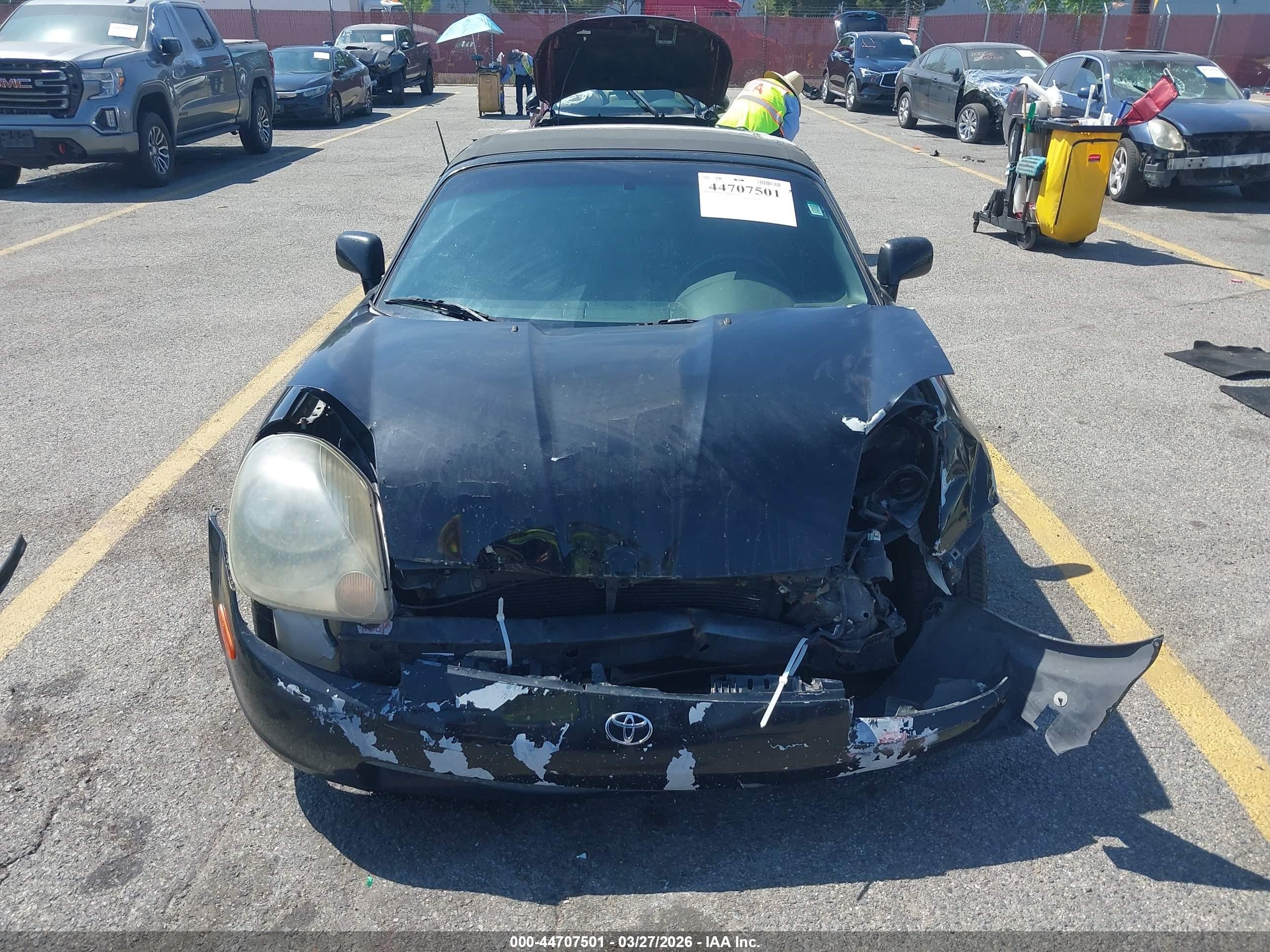2002 Toyota Mr2 Spyder   Black vin: JTDFR320220043272