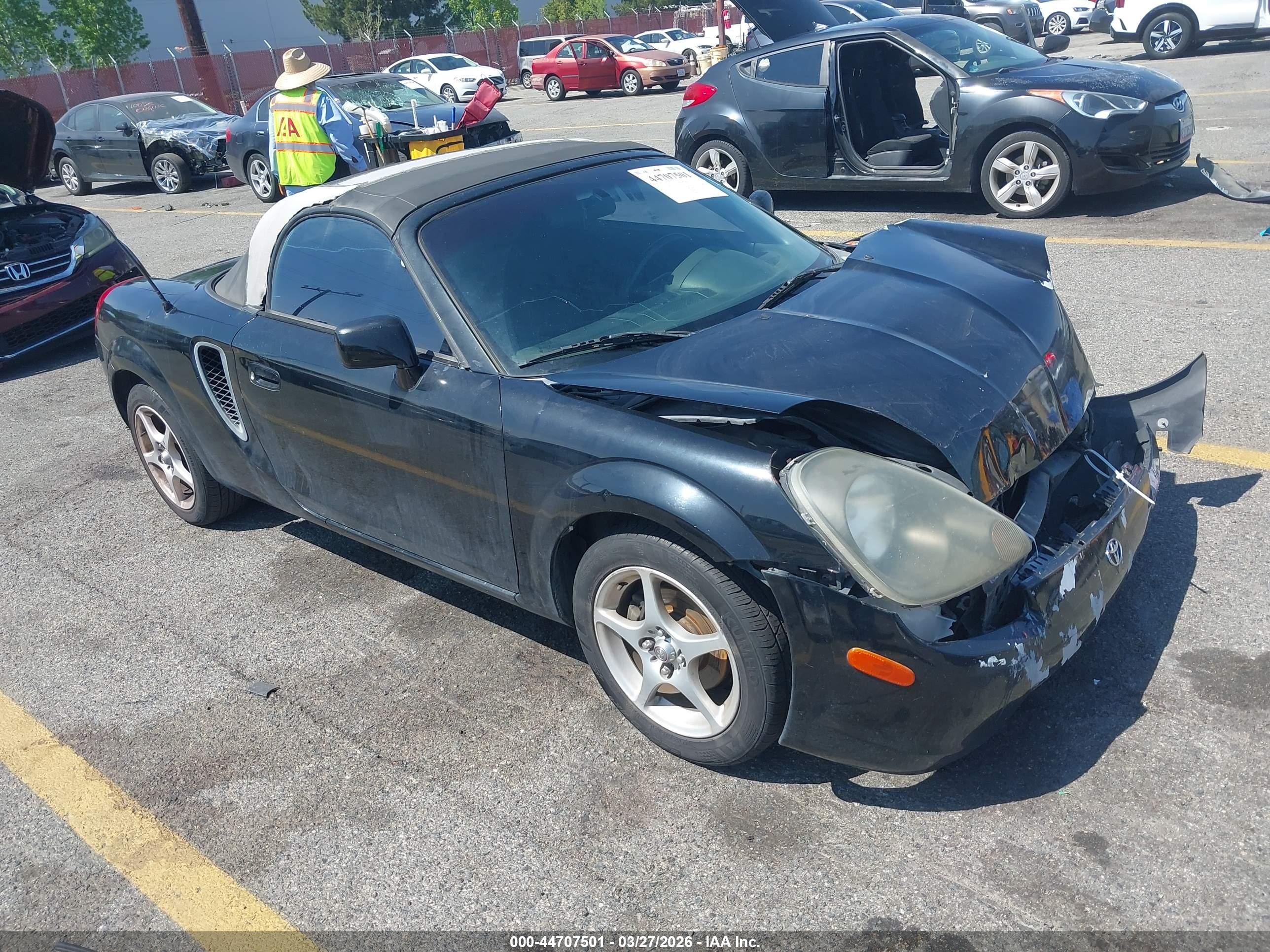 2002 Toyota Mr2 Spyder   Black vin: JTDFR320220043272