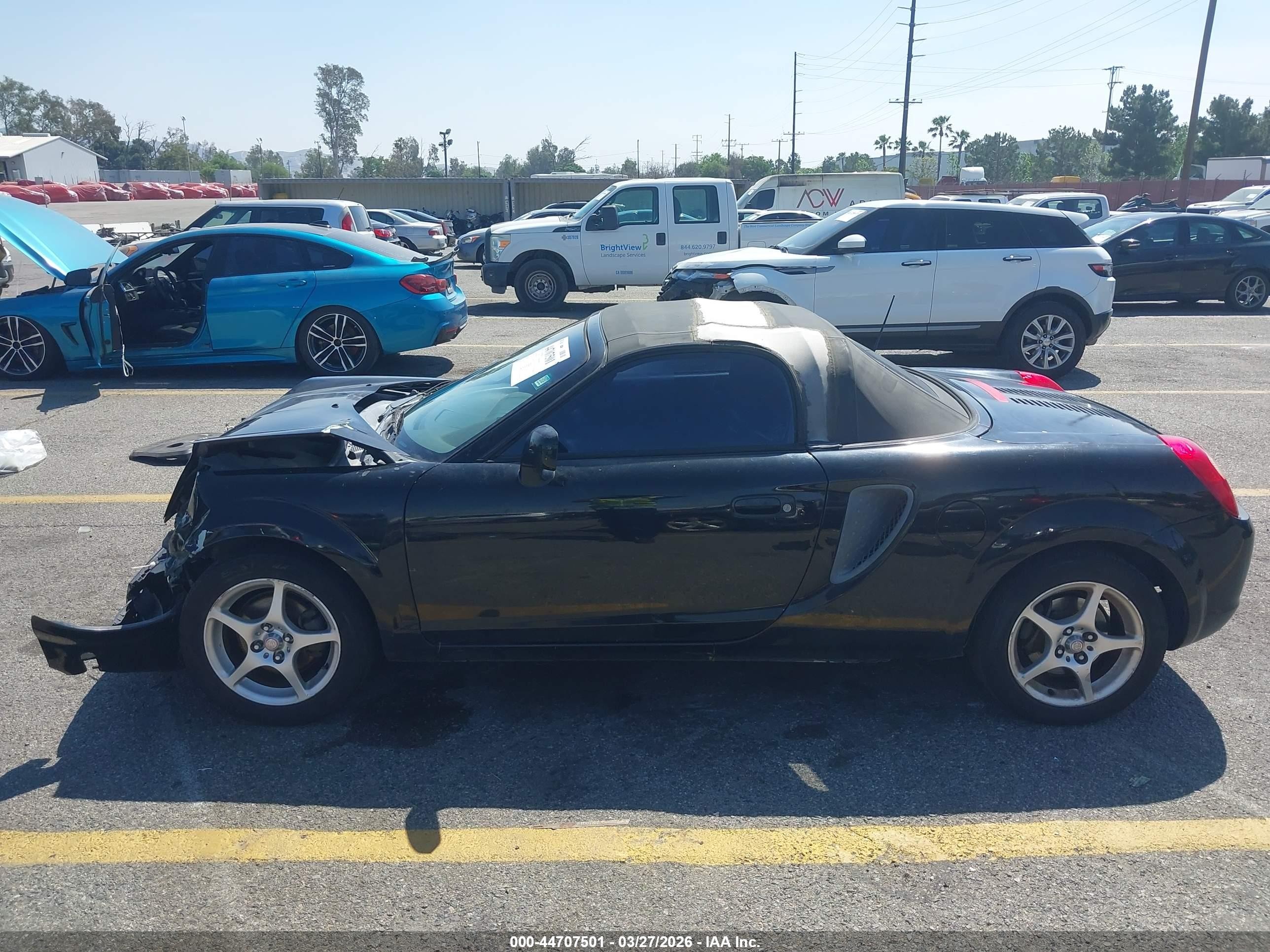 2002 Toyota Mr2 Spyder   Black vin: JTDFR320220043272