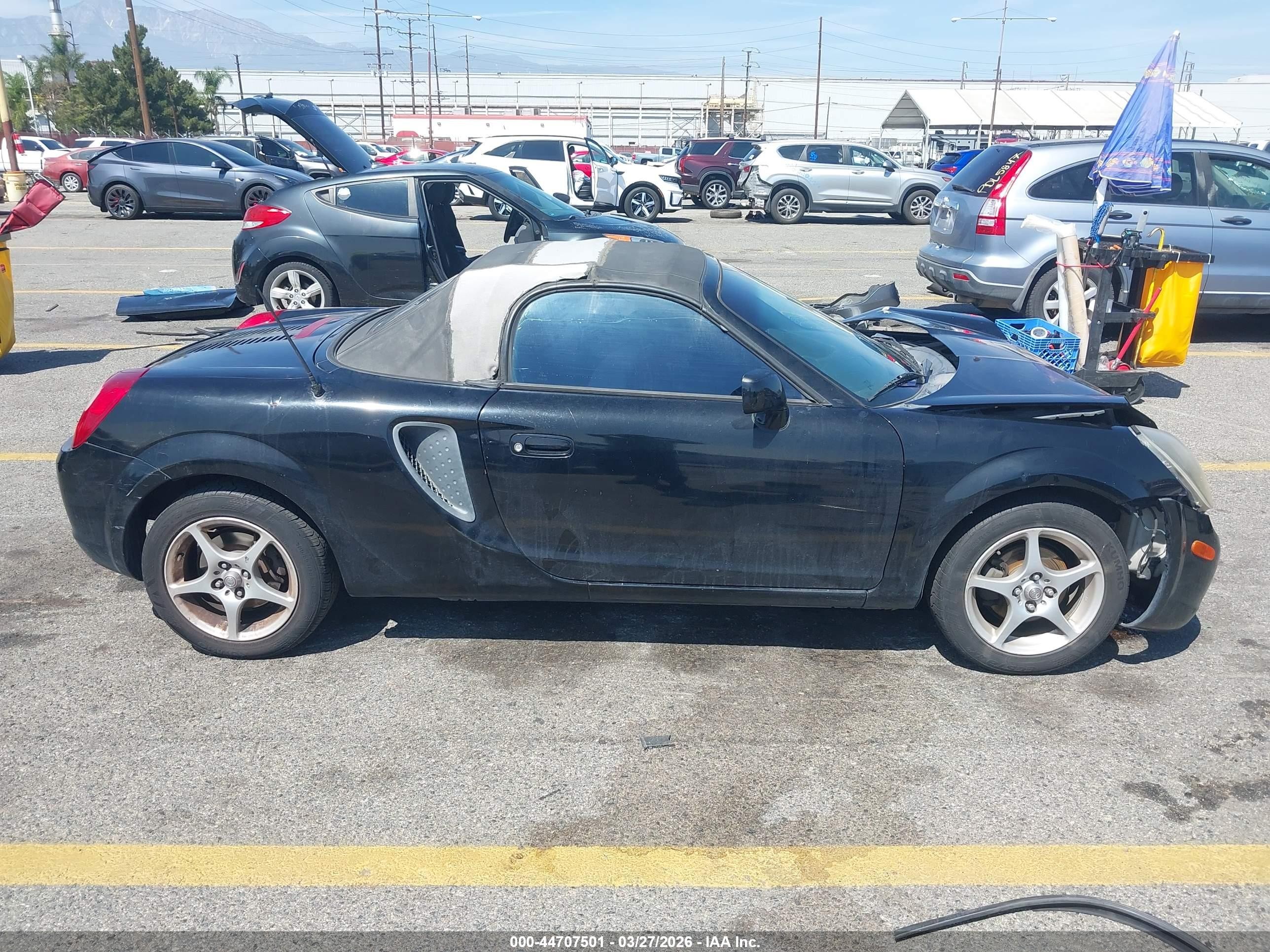 2002 Toyota Mr2 Spyder   Black vin: JTDFR320220043272