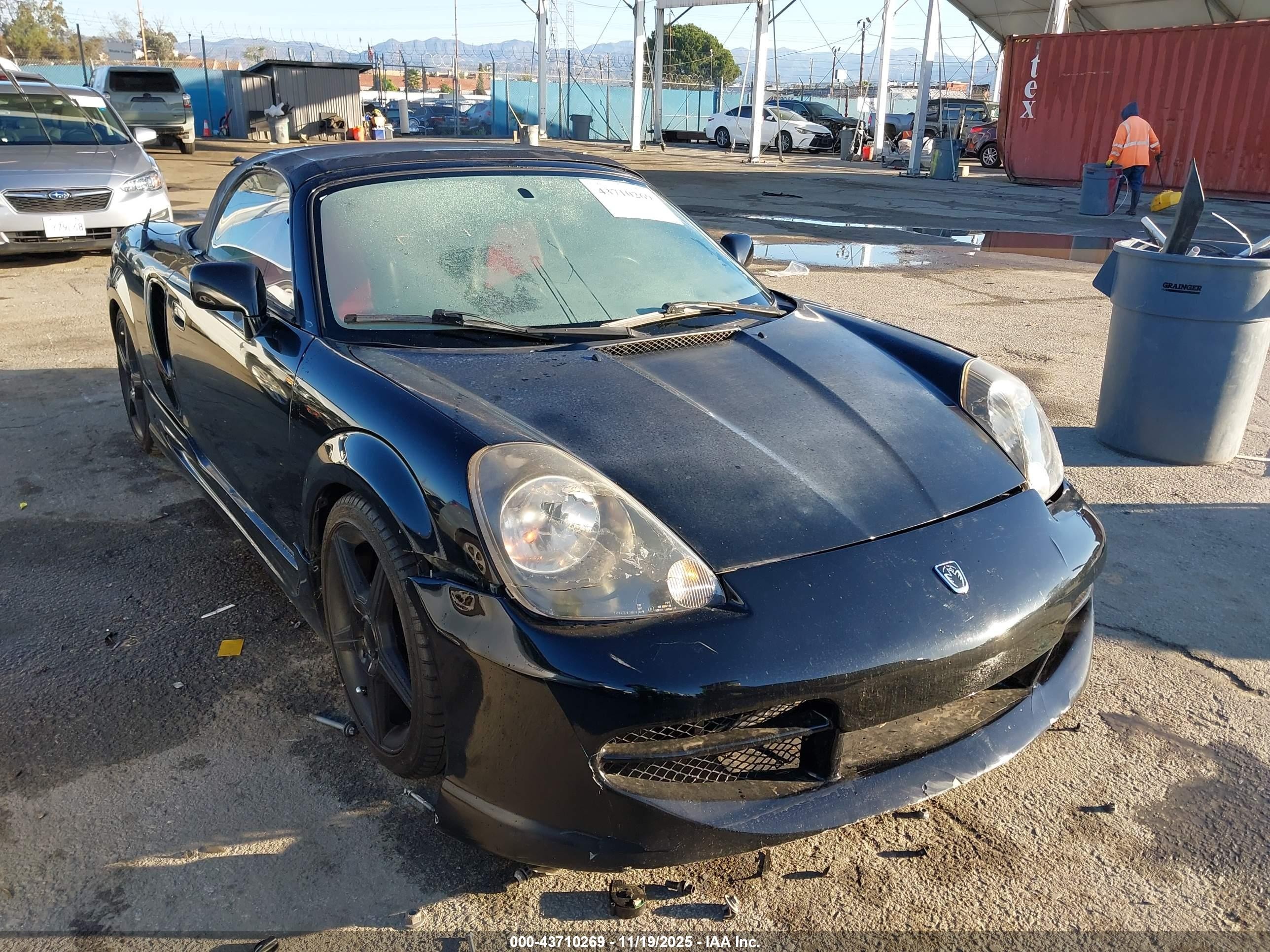 2002 Toyota Mr2 Spyder   Black vin: JTDFR320220051534