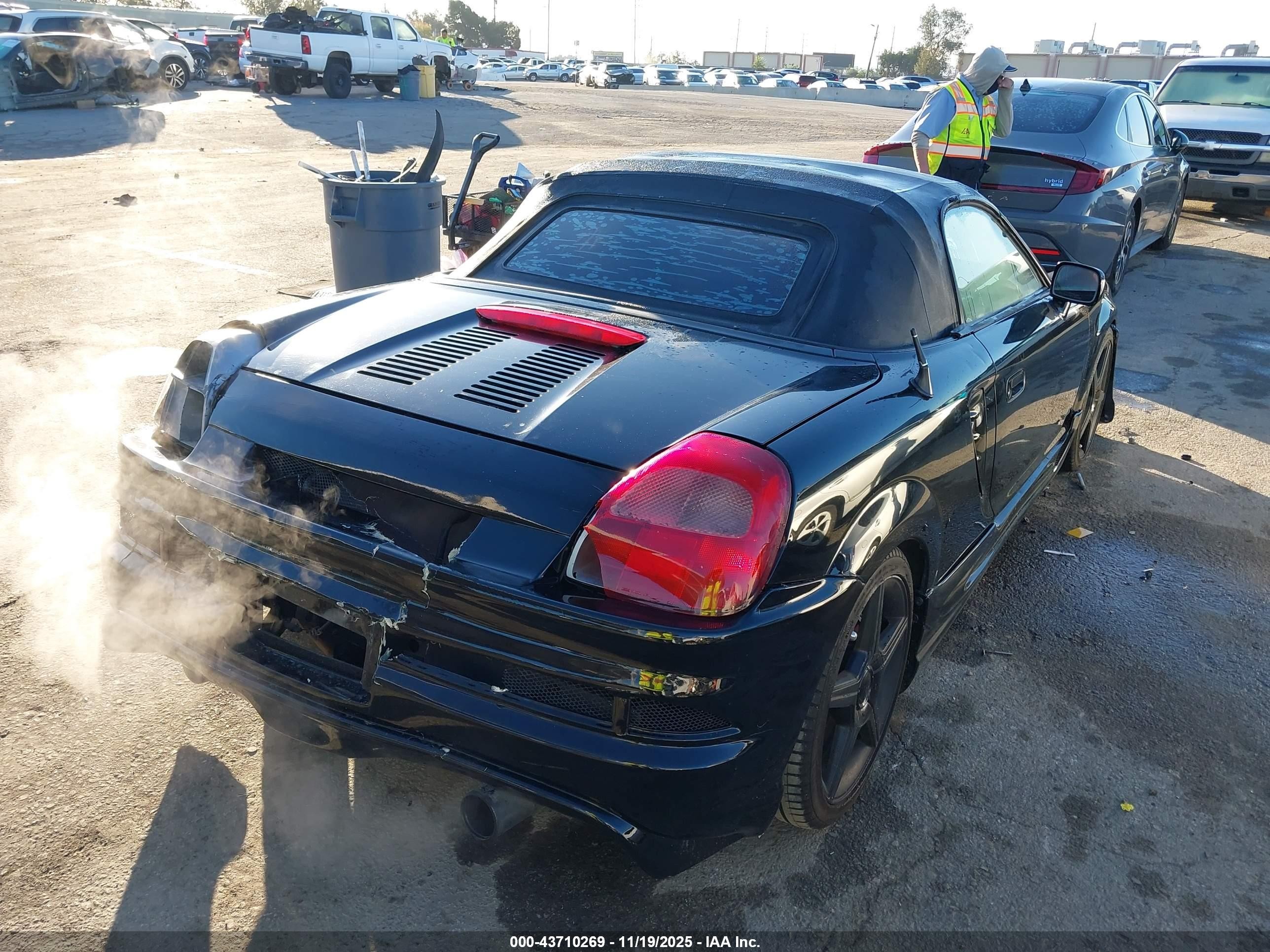 2002 Toyota Mr2 Spyder   Black vin: JTDFR320220051534