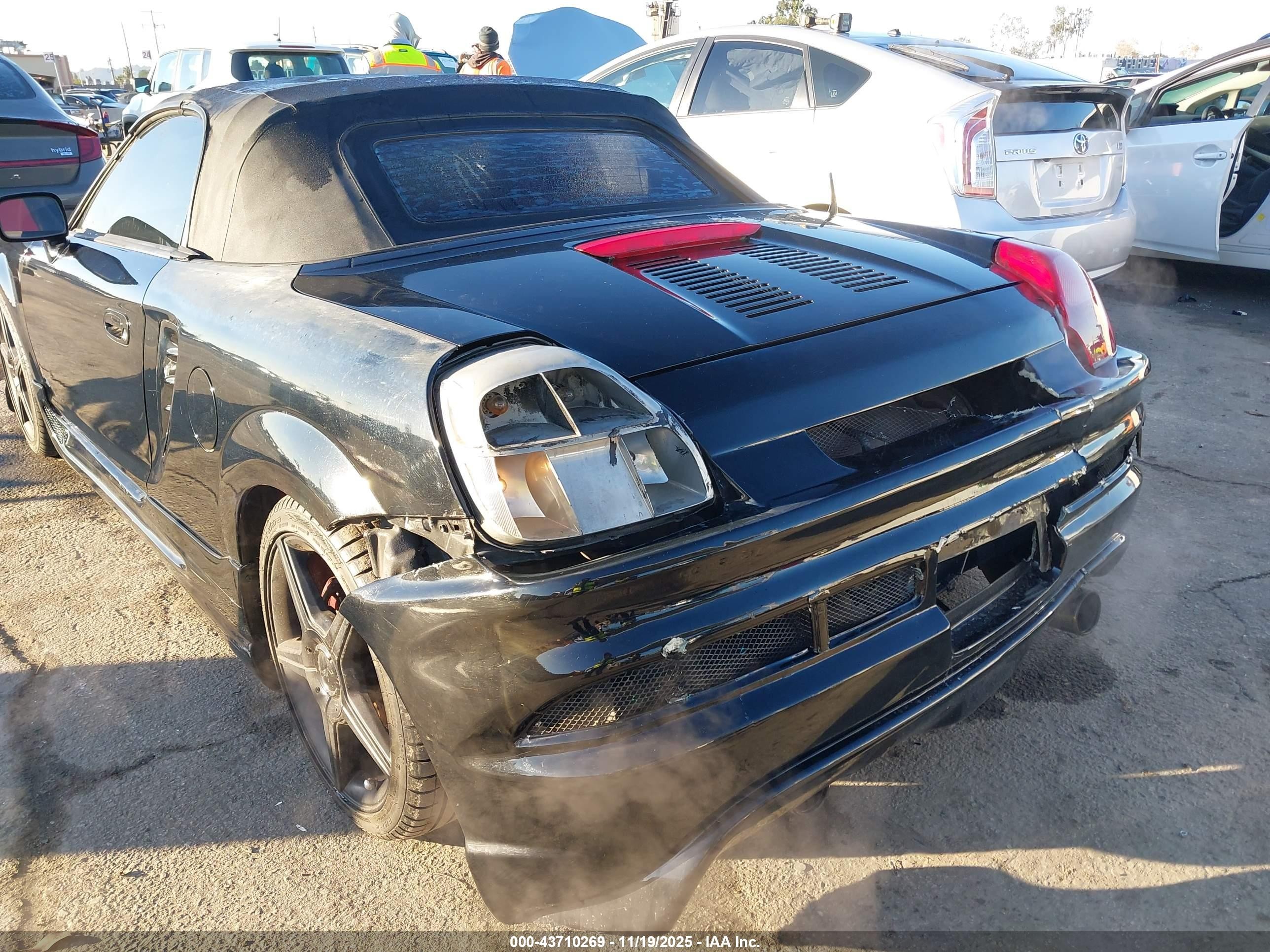 2002 Toyota Mr2 Spyder   Black vin: JTDFR320220051534