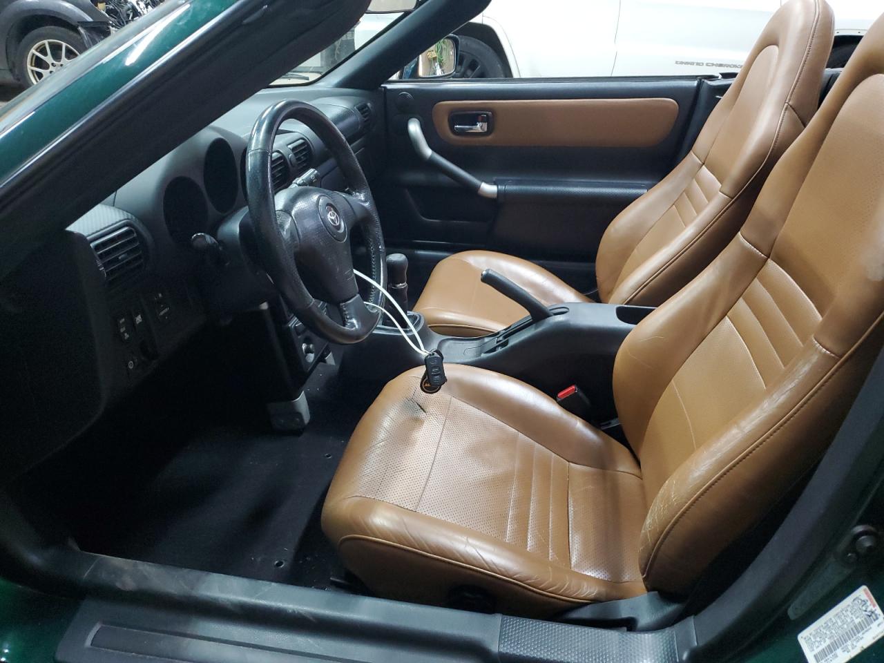 2002 Toyota Mr2 Spyder Green vin: JTDFR320220053168