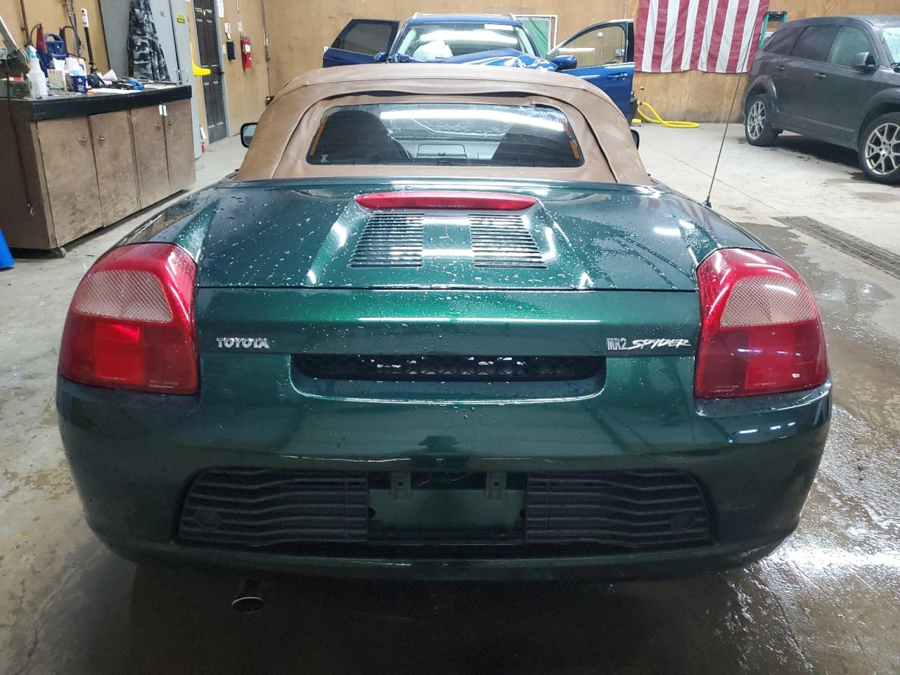 2002 Toyota Mr2 Spyder Green vin: JTDFR320220053168