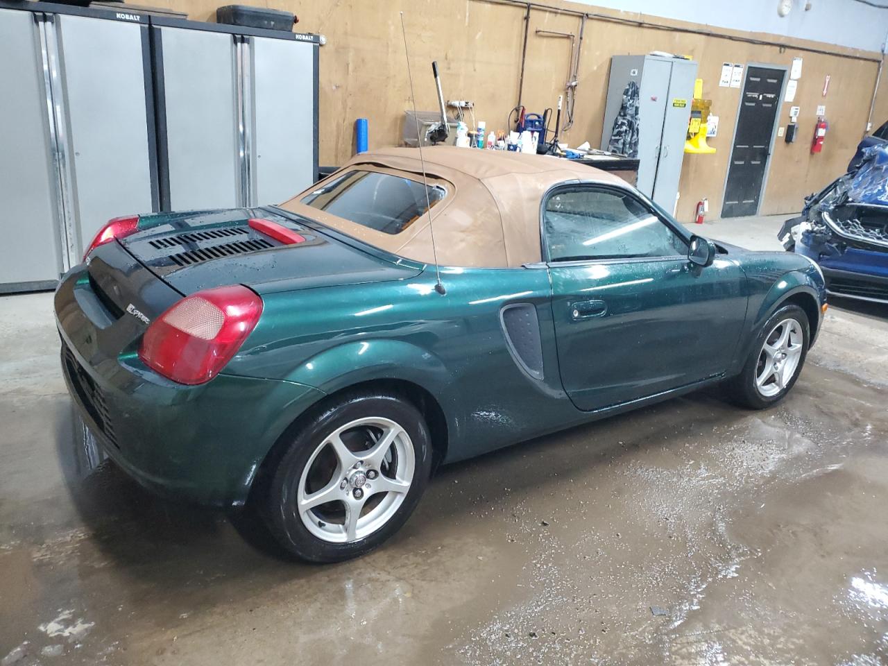 2002 Toyota Mr2 Spyder Green vin: JTDFR320220053168