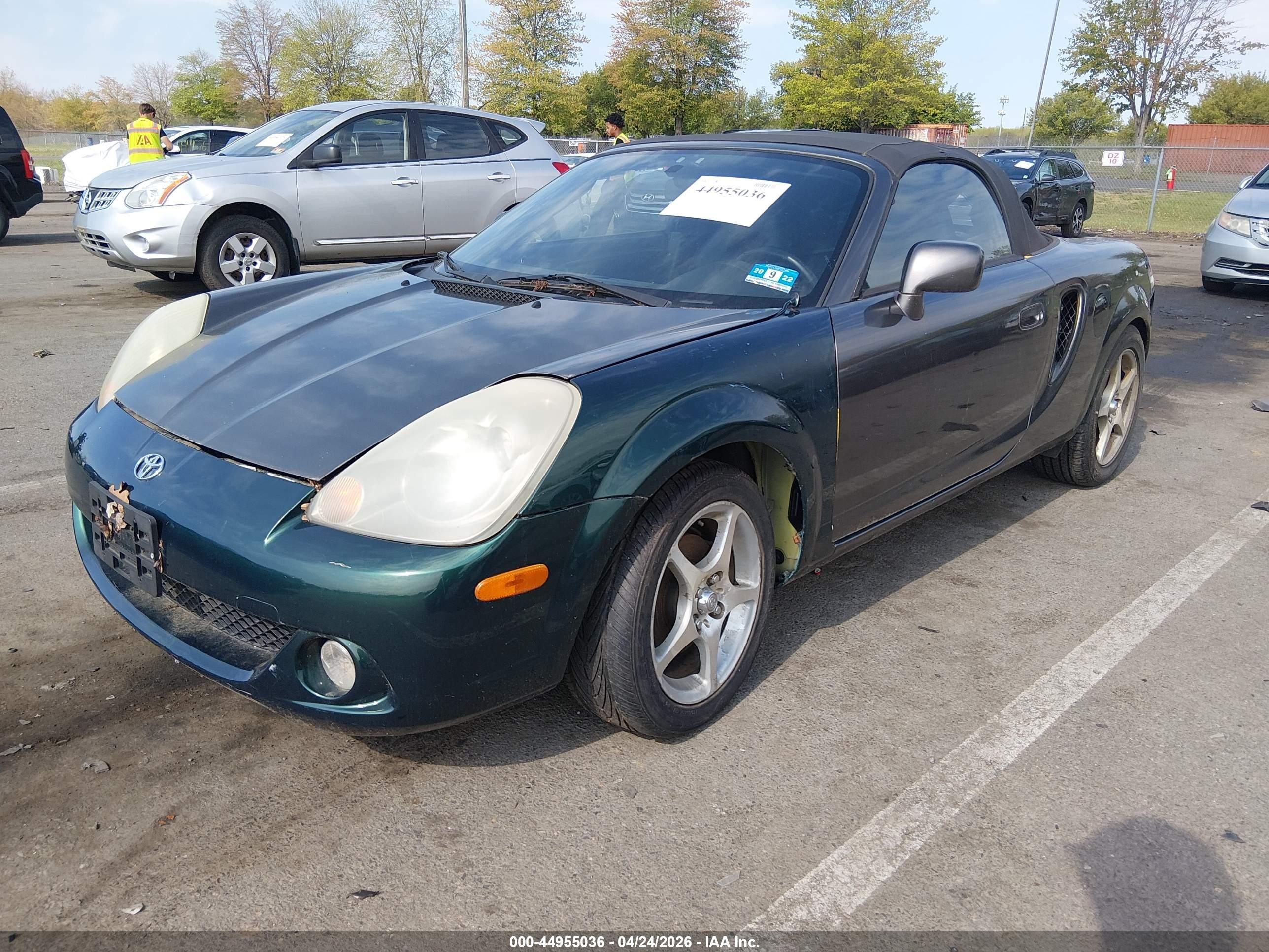 2004 Toyota Mr2 Spyder   Gray vin: JTDFR320240066795